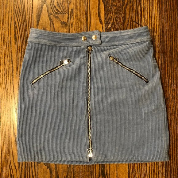 rag & bone Dresses & Skirts - Corduroy Blue Skirt